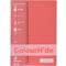 Colourhide Lecture Notebook 140 Page A4 Coral 1719506J - SuperOffice