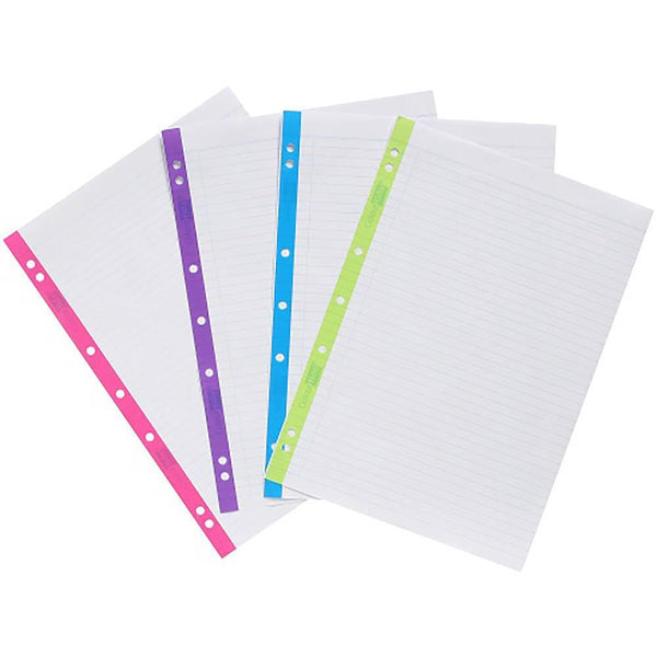 Colourhide My Colour-Coded Loose-Leaf Paper Refills 200 Page A4 Assorted 187799 - SuperOffice