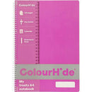 Colourhide My Trusty Notebook 120 Page A4 Fluoro Pink 1719419H - SuperOffice