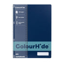 Colourhide Notebook 120 Page A4 Navy 1719427J - SuperOffice