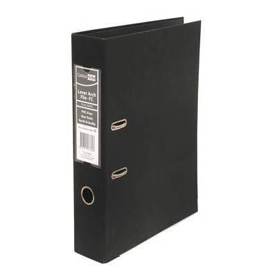 Colourhide Pe Lever Arch File Foolscap Black 6803002 - SuperOffice