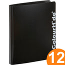 Colourhide Ring Binder PP 2D 25mm A4 Black Box 12 Folder 5645002 (Box 12) - SuperOffice