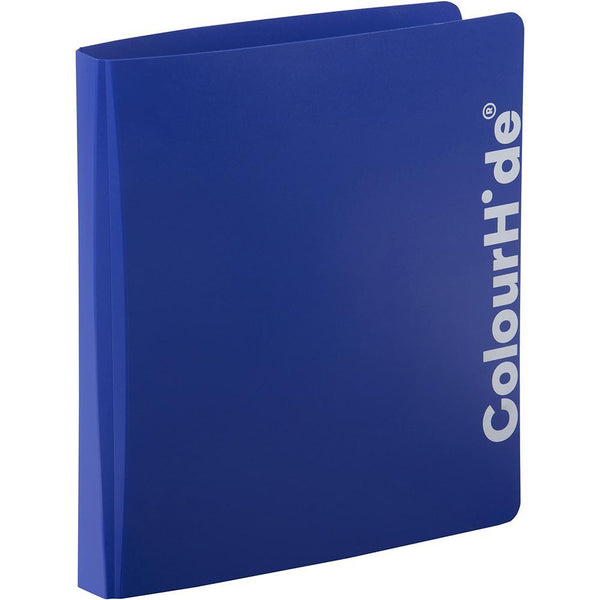 Colourhide Ring Binder PP 2D 25mm A4 Blue Box 12 Folder 5645001 (Box 12) - SuperOffice