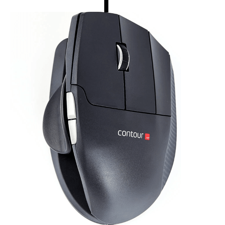 Contour Design UniMouse Wired Ergonomic Mouse Ergo Adjustable Comfortable UNIMOUSE (RIght) - SuperOffice