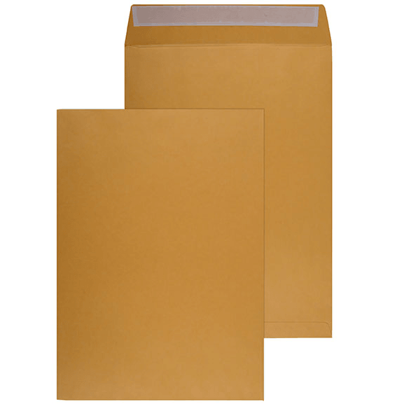Cumberland C3 Envelopes Pocket Strip Seal 100GSM 458x324mm Gold Box 250 616329 - SuperOffice