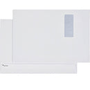 Cumberland C4 Envelopes Window Face 100GSM Secretive Easy Open 229x324mm White Box 250 612347 - SuperOffice