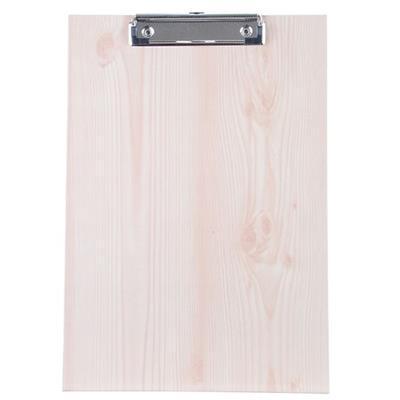 Cumberland Clipboard Timber Look With Flat Clip A4 7169 - SuperOffice