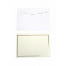 Cumberland Correspondence Card And Envelope Cream/Gold Foiled Border Pack 10 8108 - SuperOffice