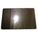 Cumberland Desk Mat Executive Side Flap Stitched/Gold Corners 475 X 700Mm Clear Rigid Pvc Cover Black OM1022 - SuperOffice