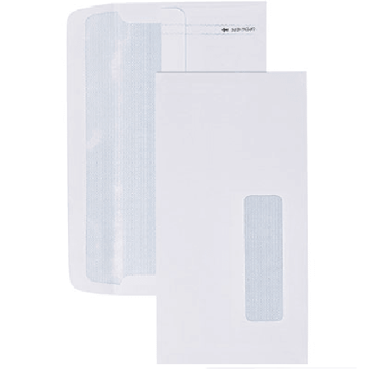 Cumberland DL Envelopes Window Secretive Self Seal Easy Open 80GSM 110x220mm Box 500 603217 - SuperOffice