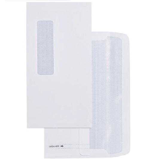 Cumberland DL Envelopes Window Secretive Self Seal Easy Open 80GSM 110x220mm Box 500 603217 - SuperOffice