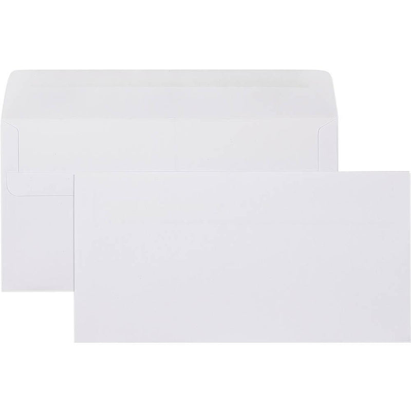 Cumberland DLX Envelopes Plain Self Seal 80GSM 120x235mm White Box 500 605211 - SuperOffice