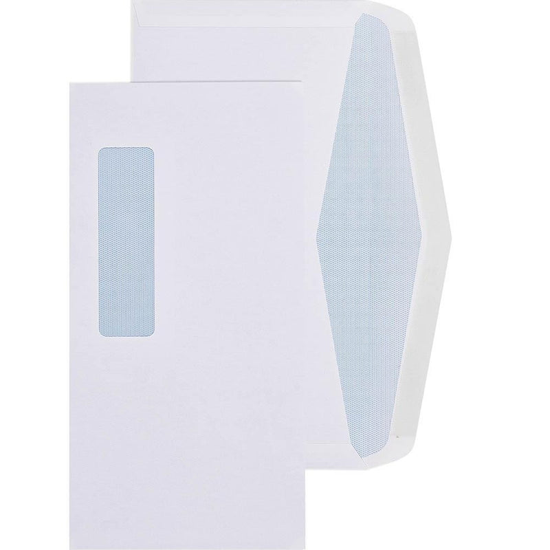 Cumberland DLX Envelopes Windowface Secretive Lick And Stick 80GSM 120x235mm White Box 500 605114 - SuperOffice