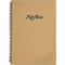 Cumberland Kraft Cover Notebook Spiral Bound Ruled 80 Leaf A5 FCKA580DS - SuperOffice