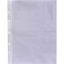 Cumberland Sheet Protector Pvc 125 Micron Heavy Duty Punched 5 Hole A5 Clear Pack 25 SP6095 - SuperOffice