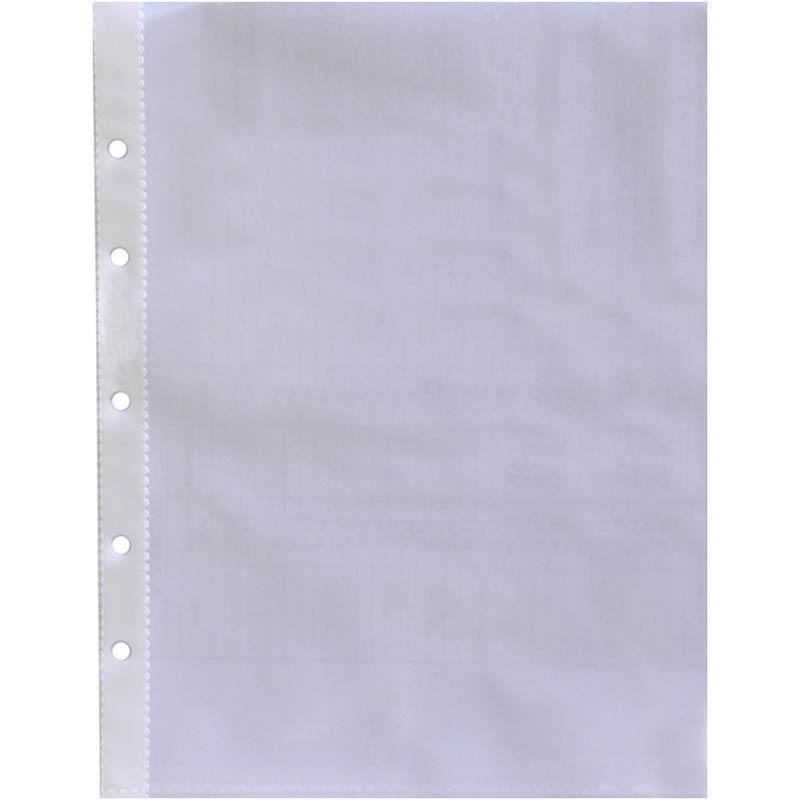 Cumberland Sheet Protector Pvc 125 Micron Heavy Duty Punched 5 Hole A5 Clear Pack 25 SP6095 - SuperOffice