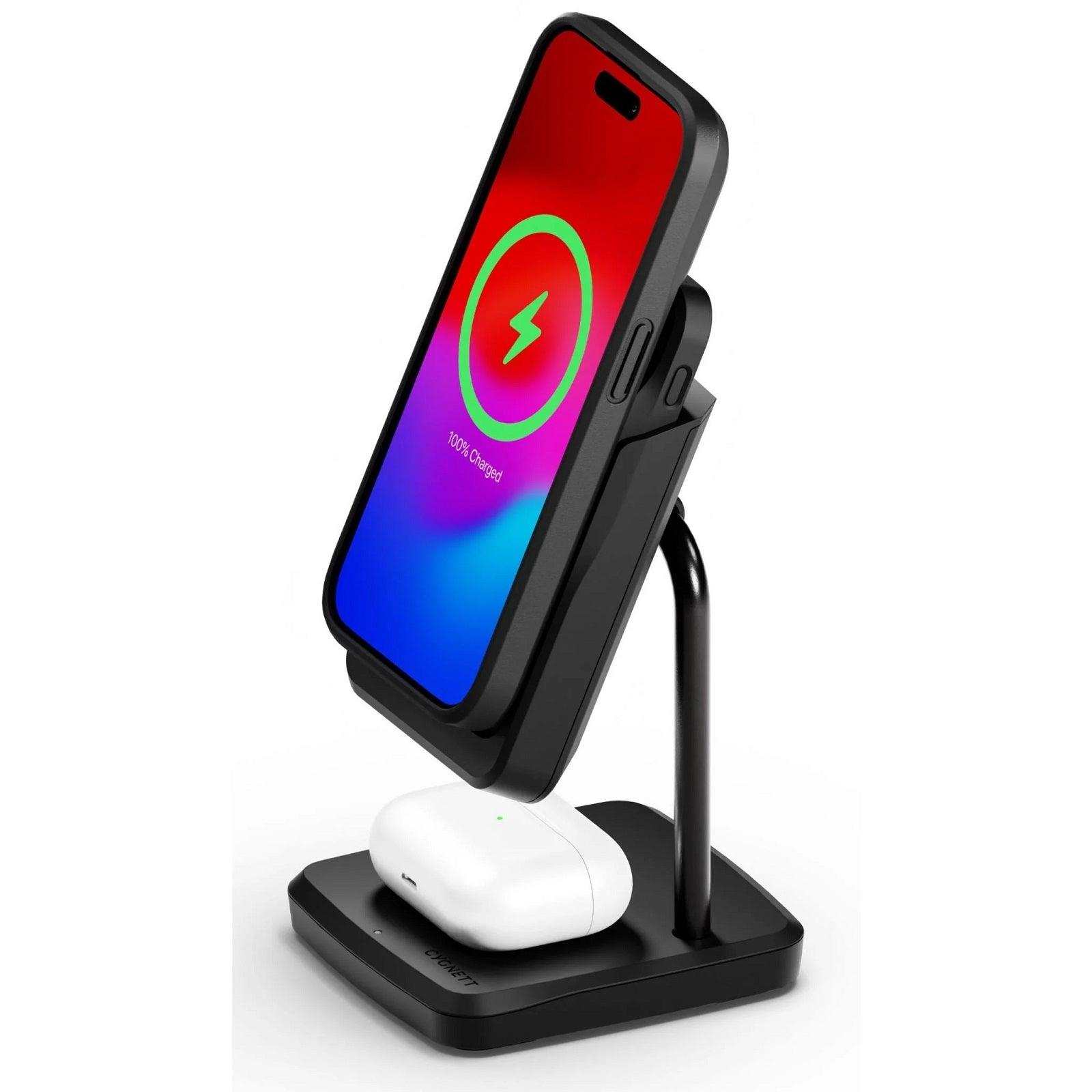 Cygnett MagStation 2-in-1 Power Bank Charging Dock | SuperOffice