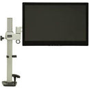 Dac Monitor Arm Adjustable Articulating Silver 0398550 - SuperOffice