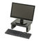 Dac Monitor Riser Stand Height Adjustable Black Universal 0311110 - SuperOffice