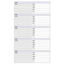 Dayplanner Personal Edition Telephone/Address Refill 6 Ring 120 X 81Mm KT3002 - SuperOffice