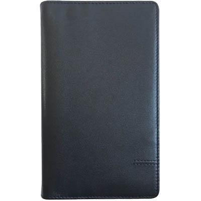 Dayplanner Personal Sized Slim Dayplanner 172 X 96Mm Genuine Leather Black PRSLIM - SuperOffice