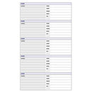 Dayplanner Slimline Edition Telephone/Address Refill 162 X 82Mm SL4002 - SuperOffice