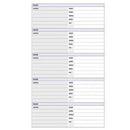 Debden Dayplanner Personal Edition Refill Phone Address PR2002 - SuperOffice