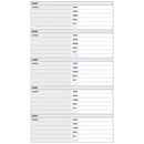 Debden Dayplanner Refill Phone Address A4 EX5002 - SuperOffice