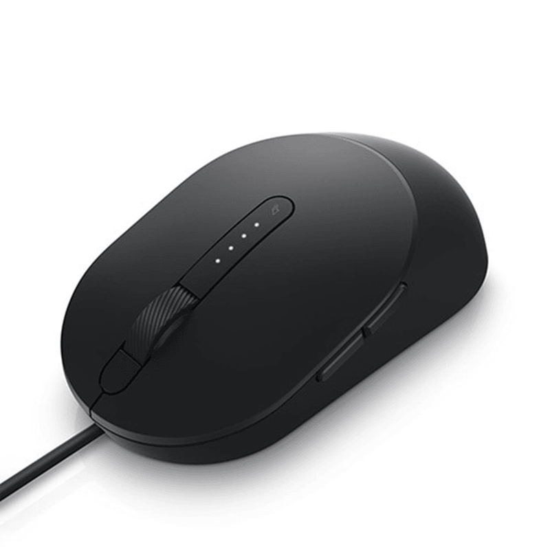 Dell Laser Wired Mouse MS3220 Black Computer PC 570-ABDY - SuperOffice