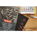 Derwent Black Mixed Media Pad 300gsm 12 Sheets A4 2306018 - SuperOffice