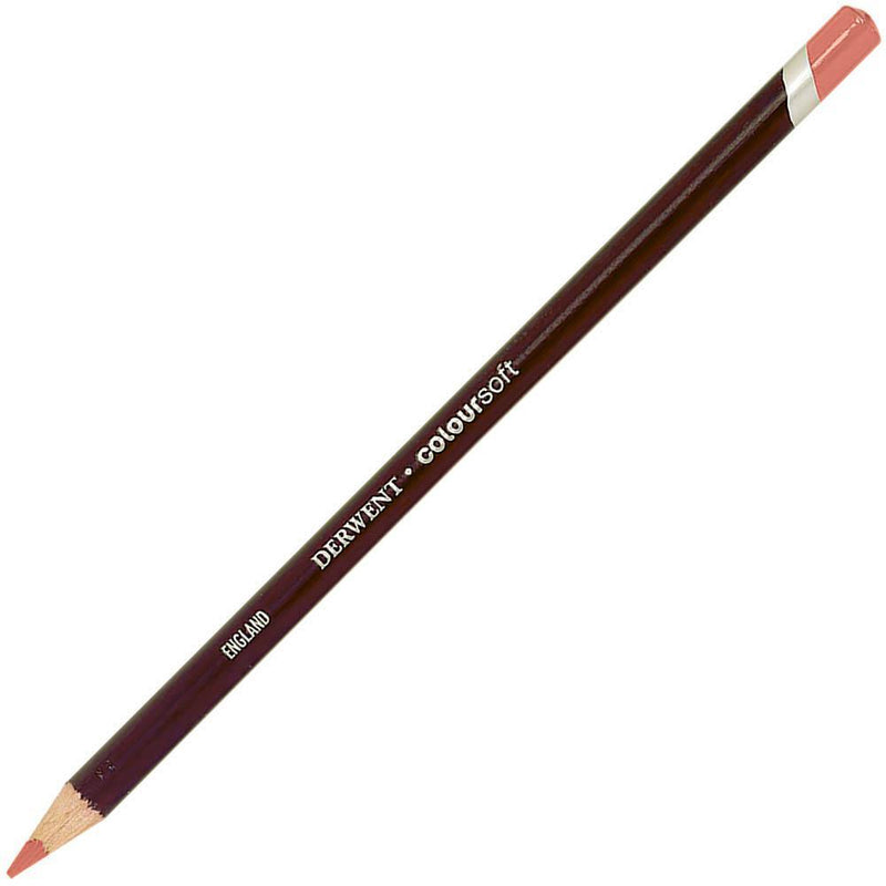 Derwent Coloursoft Pencil Blush Pink Pack 6 700970 - SuperOffice