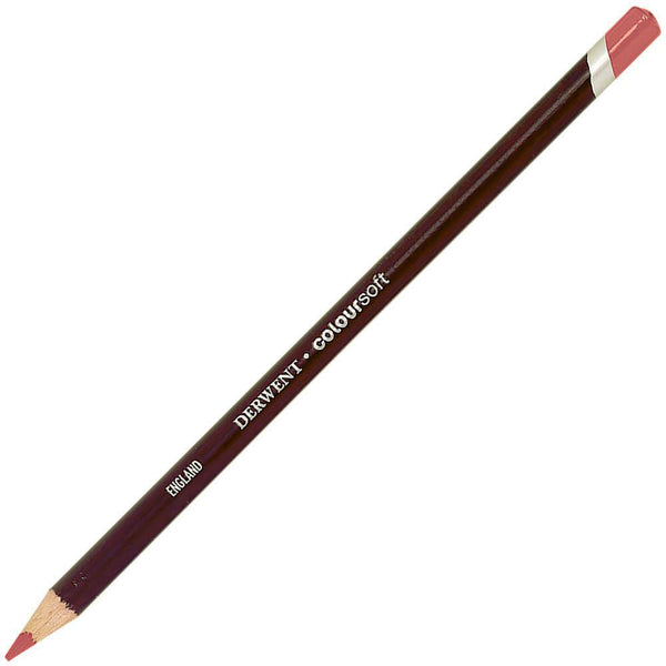 Derwent Coloursoft Pencil Bright Pink Pack 6 700972 - SuperOffice