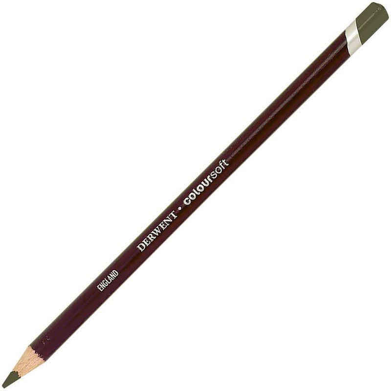 Derwent Coloursoft Pencil Lincoln Green Pack 6 701000 - SuperOffice