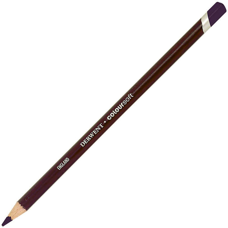 Derwent Coloursoft Pencil Purple Pack 6 700977 - SuperOffice