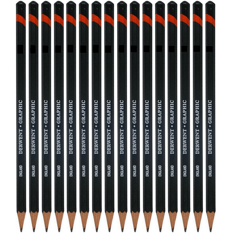 Derwent Graphic Pencil 3B 12 Pack 34172 (12 Pack) - SuperOffice