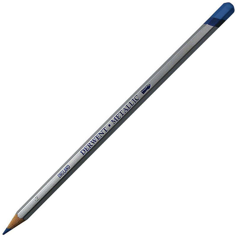 Derwent Metallic Pencil Blue Pack 6 700257 - SuperOffice