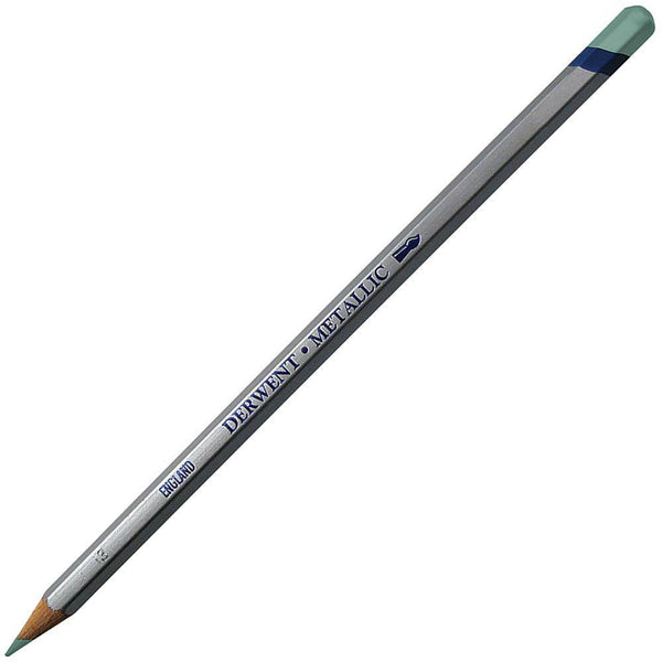 Derwent Metallic Pencil Green Pack 6 700258 - SuperOffice