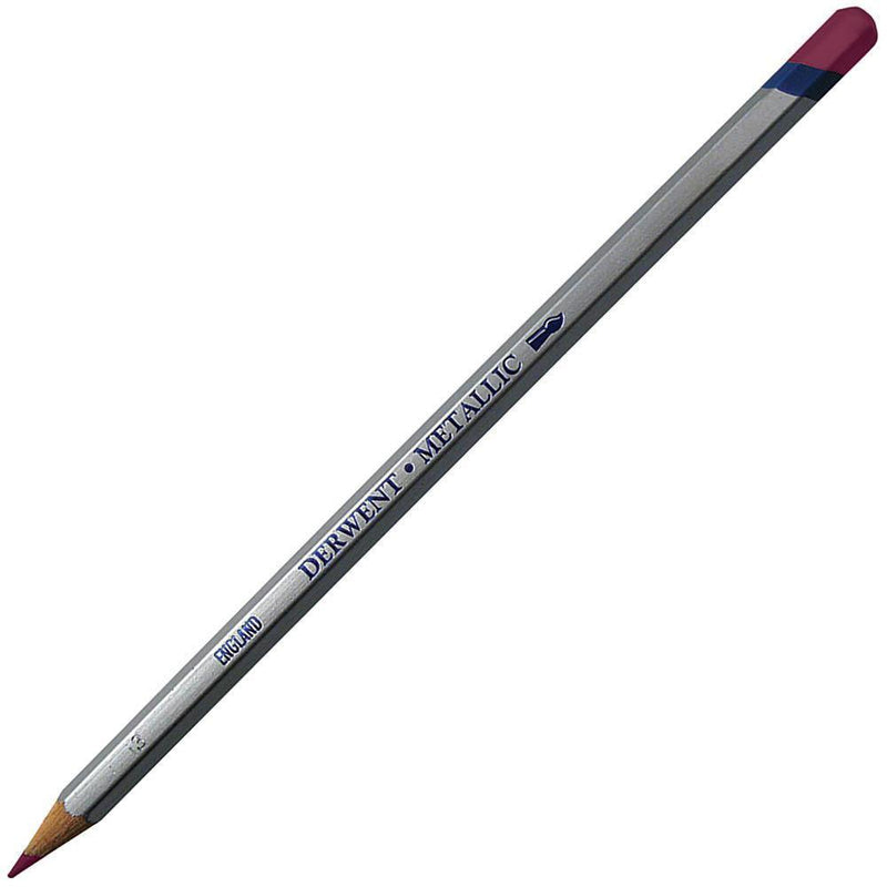 Derwent Metallic Pencil Pink Pack 6 700255 - SuperOffice