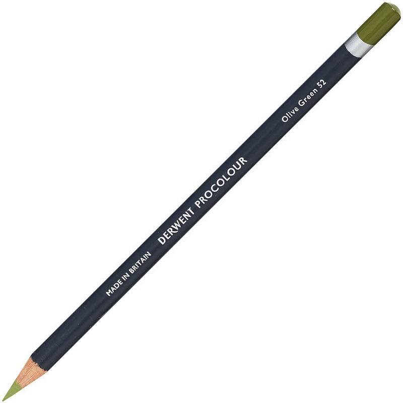 Derwent Procolour Pencil Olive Green Pack 6 2302484 - SuperOffice