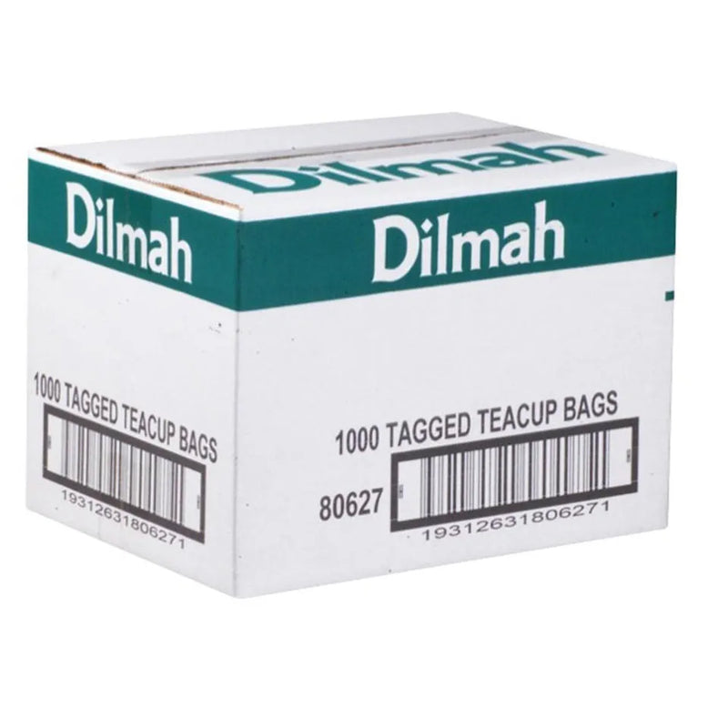 Dilmah Premium 1000 Tagged Black Ceylon Tea Cup Bags Carton Box Bulk 390227 - SuperOffice