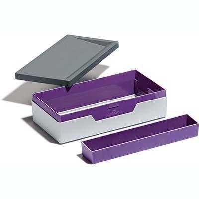 Durable Varicolor Smart Office Job Case Grey/Purple 761212 - SuperOffice