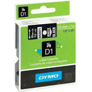 Dymo D1 Labelling Tape 9mmx7m White On Black S0720610 - SuperOffice