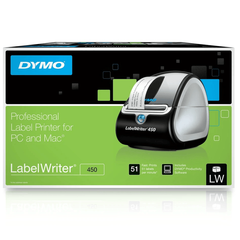 Dymo Labelwriter LW450 + 10 Pack Address Label Rolls Bundle Pack AP015022 - SuperOffice