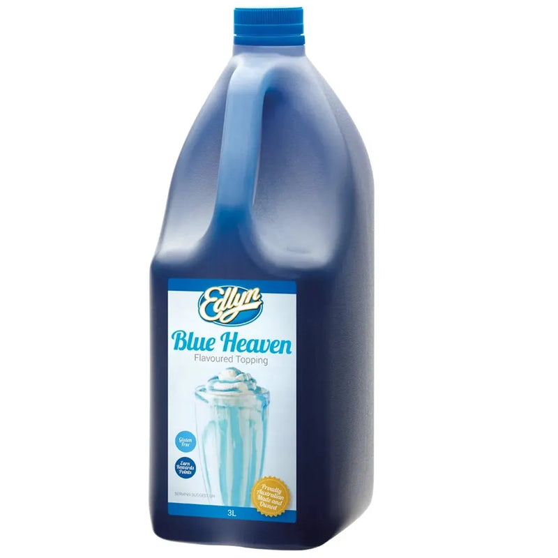 Edlyn Blue Heaven Topping 3L Milkshakes Ice Cream Bulk 321244 - SuperOffice