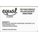 Equal Sweetener Pillow Sachets 750 Pack Carton Bulk Box 395968 - SuperOffice