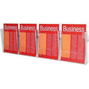 Esselte Brochure Holder Wall System 1 Tier 4 X A4 48385 - SuperOffice