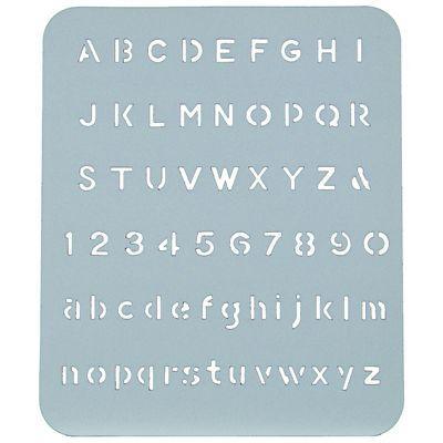 Esselte Letter Stencil 13Mm 44734 - SuperOffice