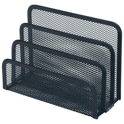 Esselte Moulded Mesh Vertical Organiser File Sorter Black 47549 - SuperOffice