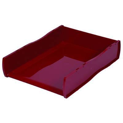 Esselte Nouveau Document Tray Burgundy 46798 - SuperOffice