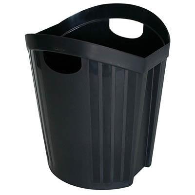 Esselte Nouveau Waste Bin 15 Litre Black 48423 - SuperOffice